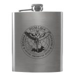 Flask 1003 Запальничка Zippo Емблема Воєнна Розвідка України Знак Сова з мечем
