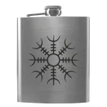 Flask 2501 з гравіюванням символу Шолом Жаху Егісхьяльм