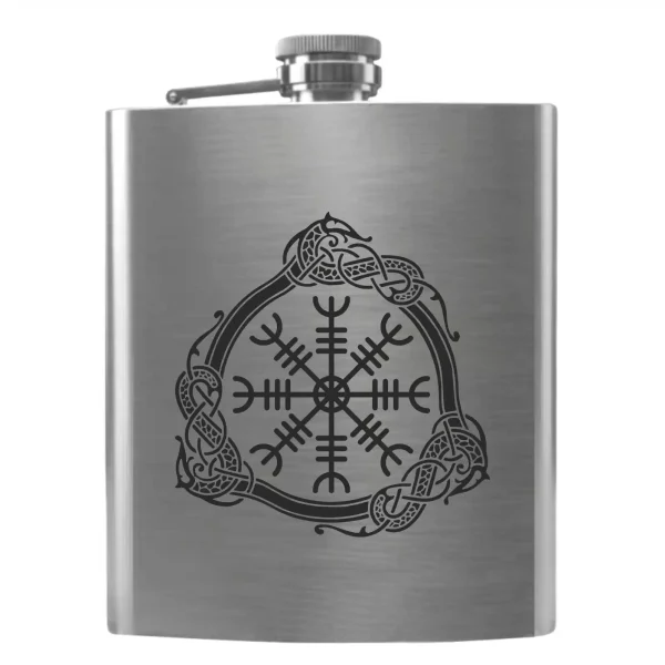 Flask 2511 Helm of Awe Celtic Trinity