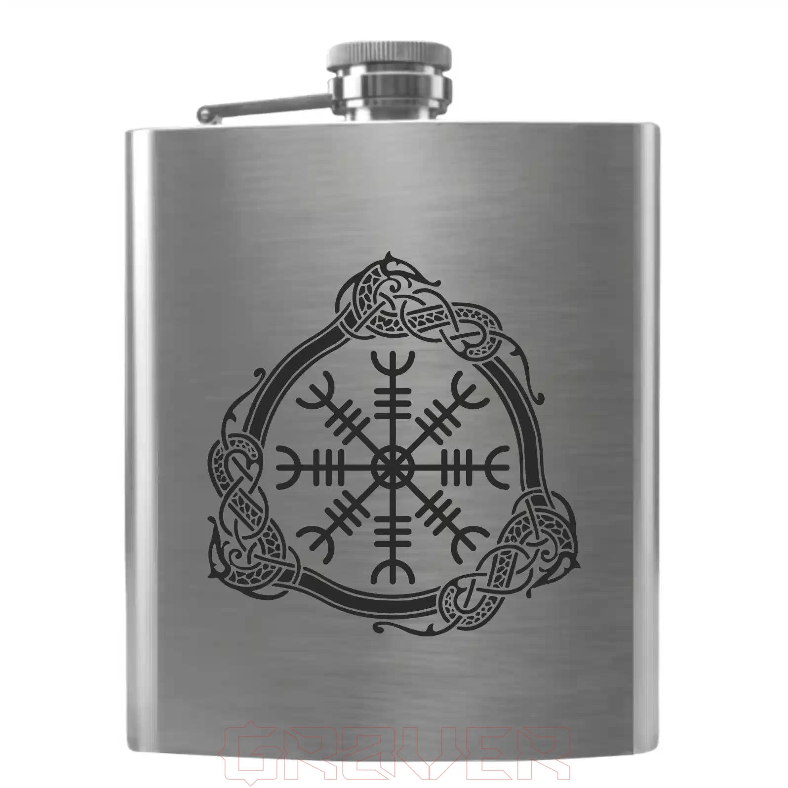 flask-2511 Helm of Awe Celtic Trinity Flask 2511 Helm of Awe Celtic Trinity