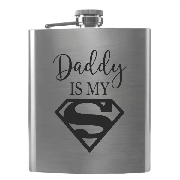 Flask 3353 Daddy is my super hero