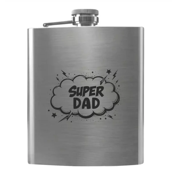 Flask 3361 SUPER DAD у стилі вибухового супергеройського графіті