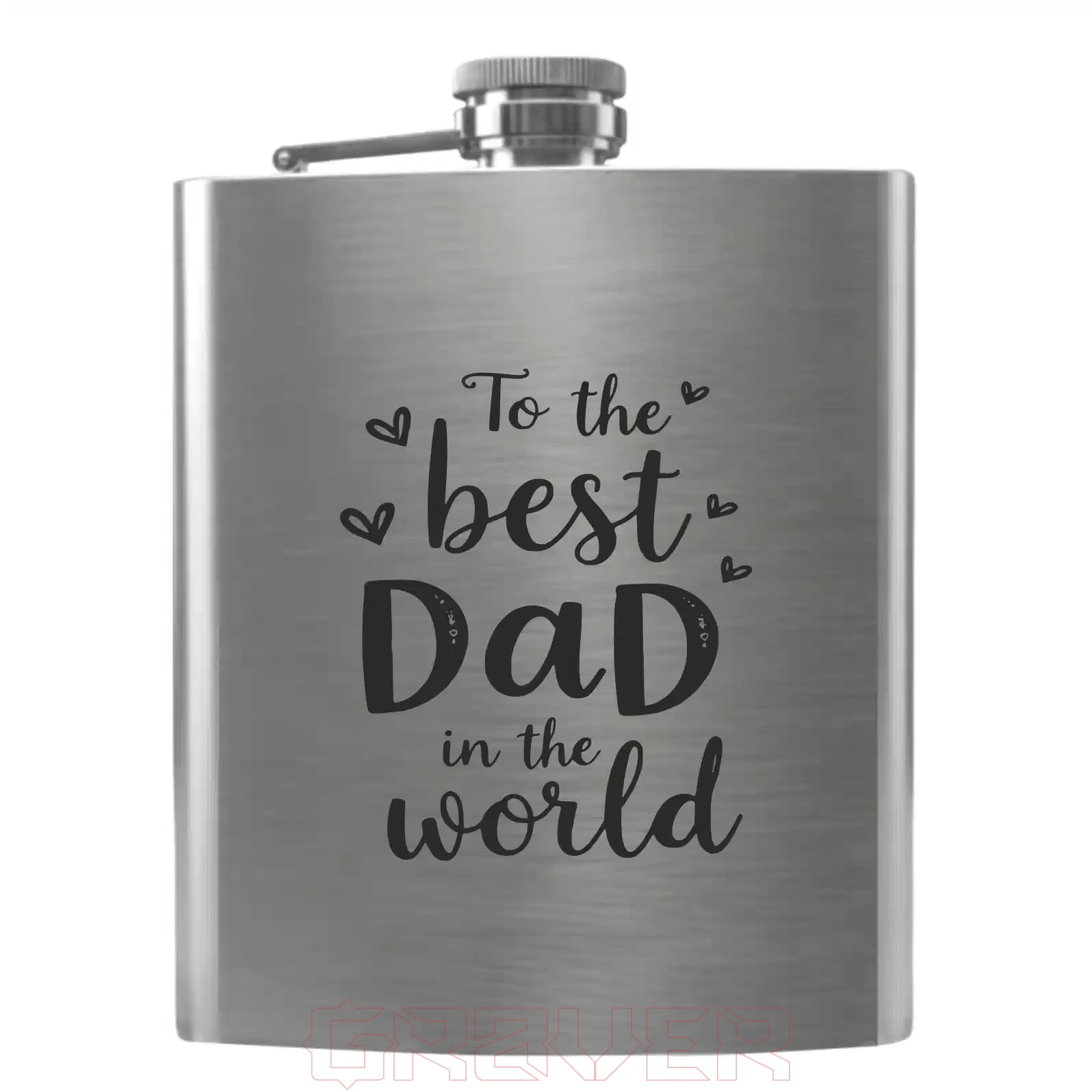 flask-3364 To the best Dad in the world Flask 3364 To the best Dad in the world