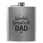 Flask 3374 World’s Greatest DAD — просто, стильно, з повагою