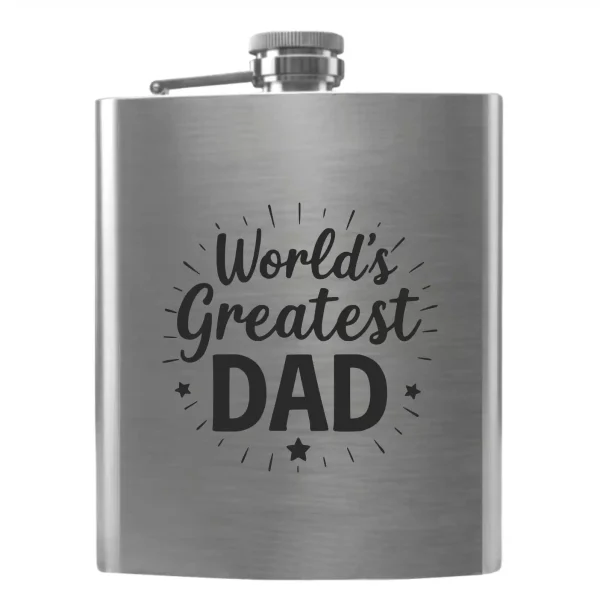 Flask 3374 World’s Greatest DAD — просто, стильно, з повагою