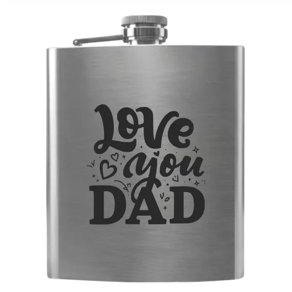 Flask 3375 Love You Dad