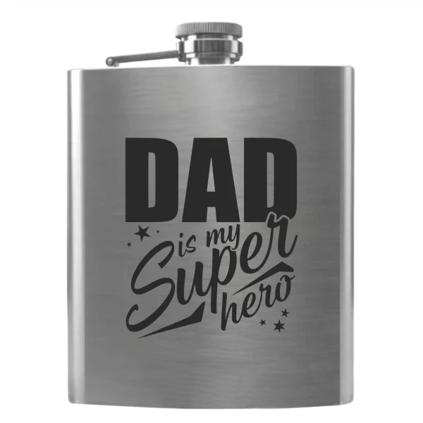 Flask 3377 DAD is my Superhero
