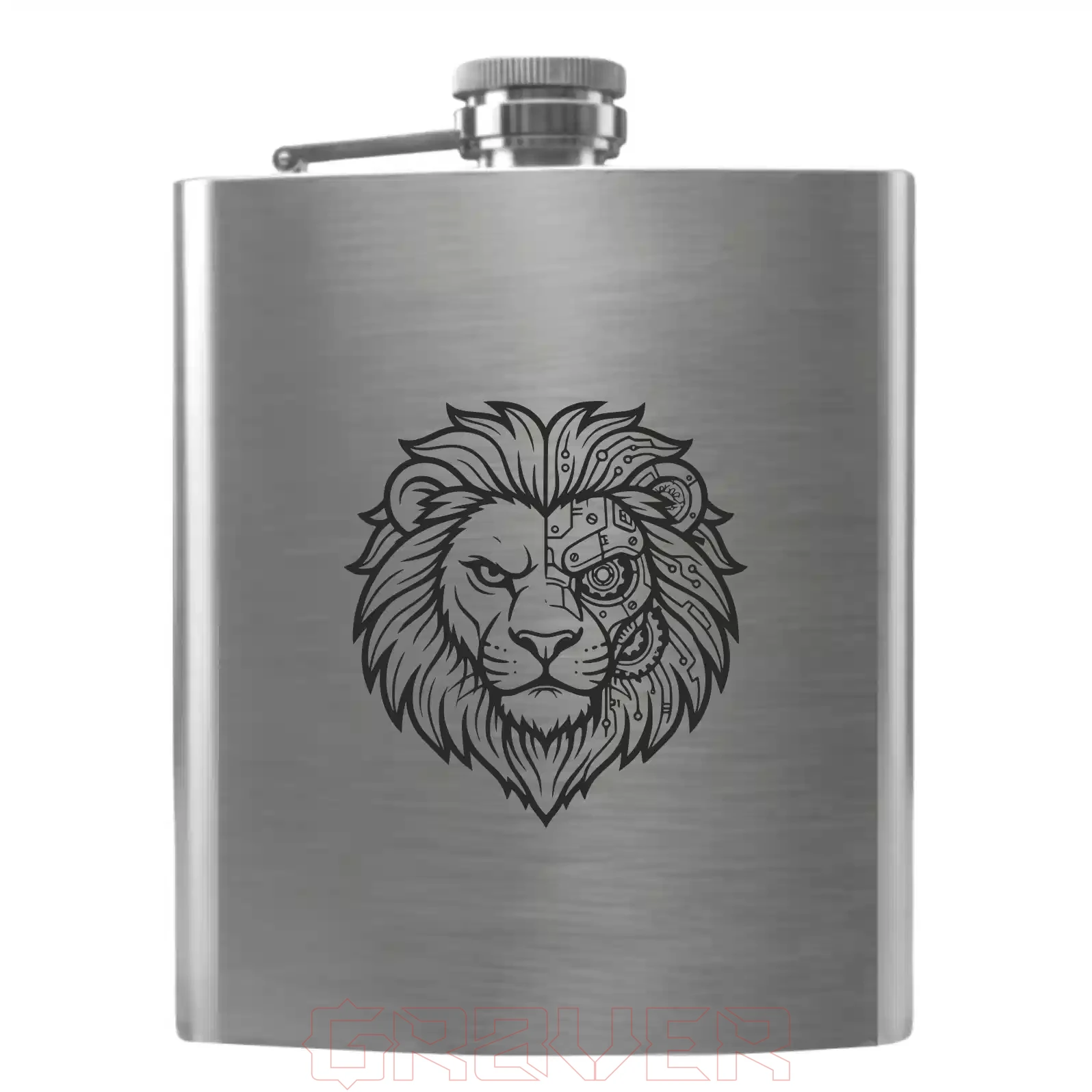 flask-4126 Lion Flask 4126 Lion