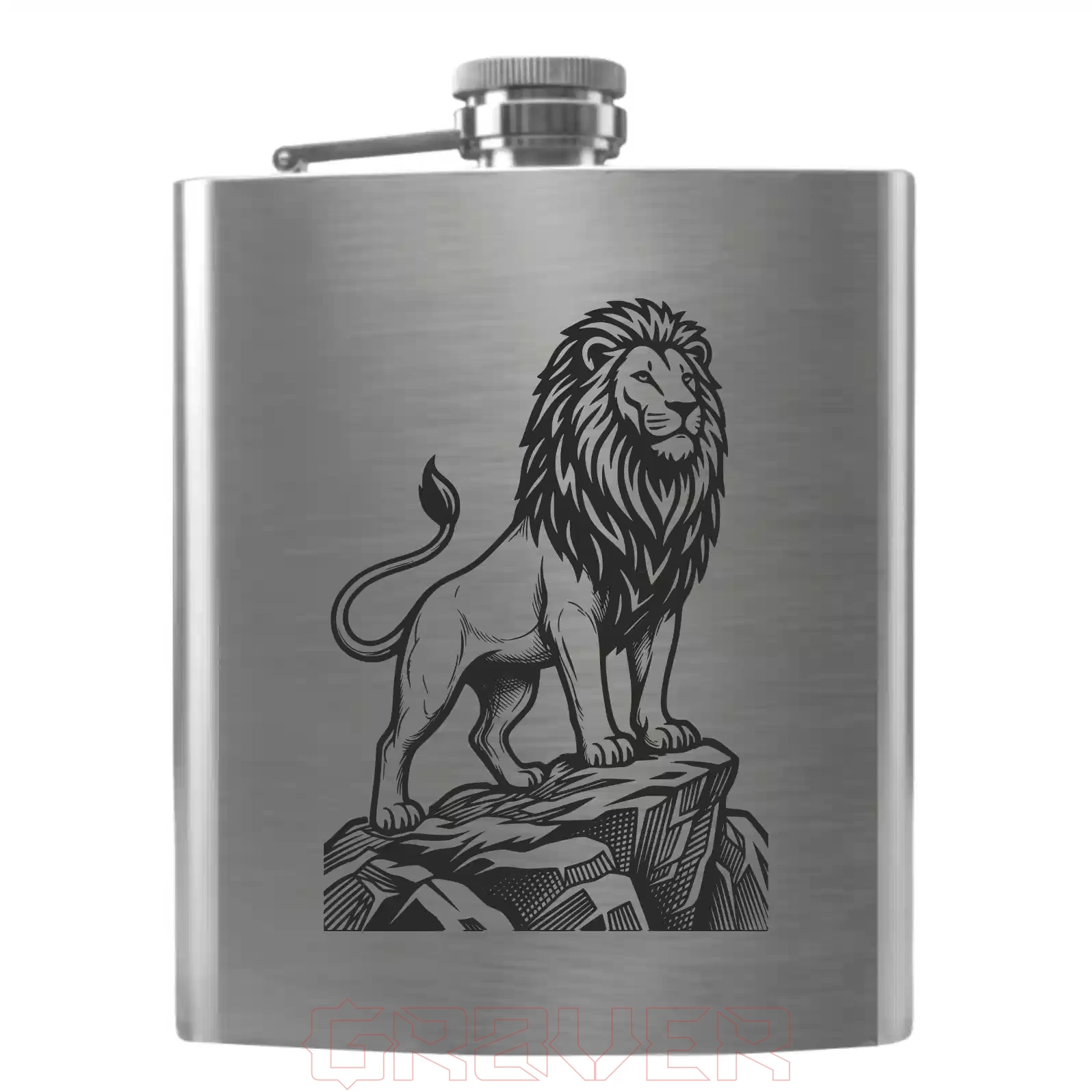flask-4143 Lion Flask 4143 Lion