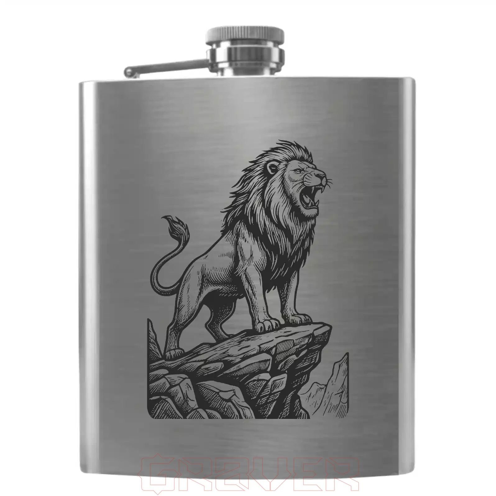 flask-4145 Lion Flask 4145 Lion