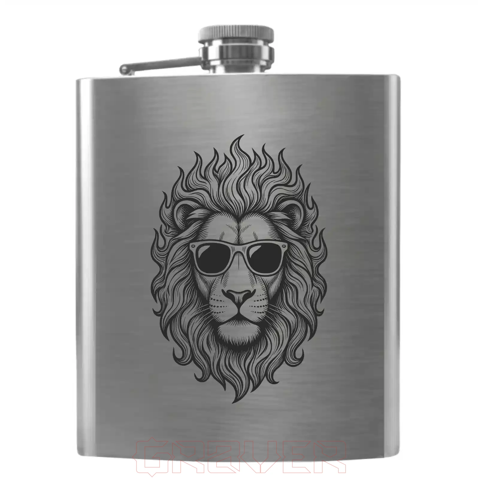 flask-4157 Lion Flask 4157 Lion