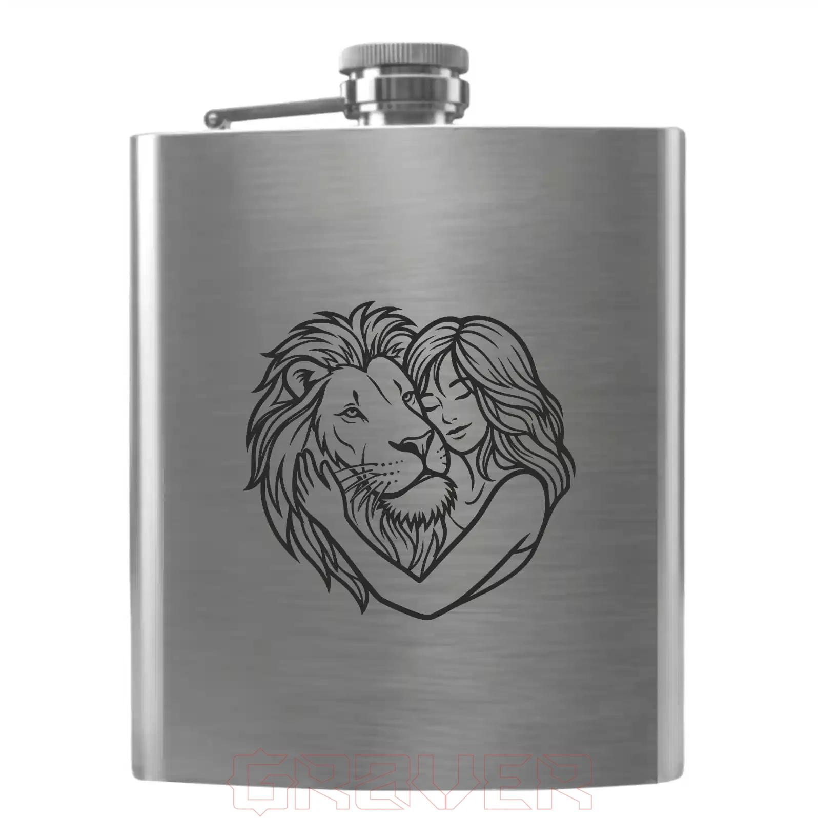 flask-4187 Lion Flask 4187 Lion