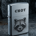 Кастомна запальничка Zippo з гравіюванням вашого тотемного звіра, позивного1
