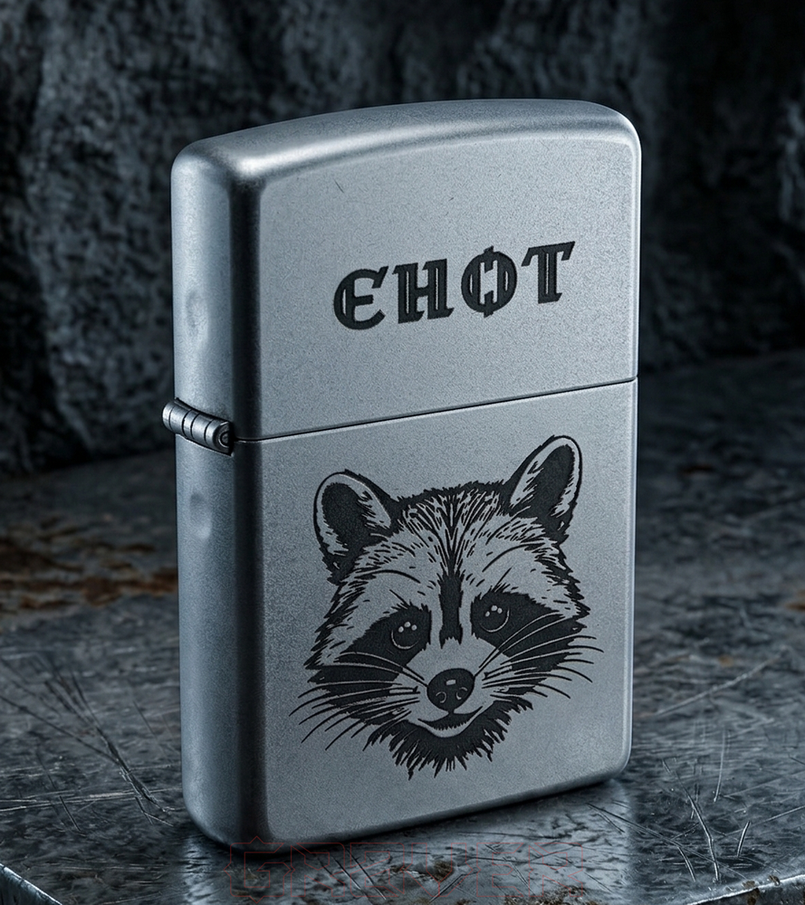 Кастомна запальничка Zippo з гравіюванням вашого тотемного звіра, позивного1 Кастомна запальничка Zippo з гравіюванням вашого тотемного звіра, позивного1