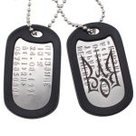 Kopiyakomplekt dog tags tryzub volya