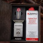 Набір Zippo на замовлення з гравіюванням символіки, шеврона вашого підрозділу, емблеми бригади