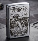 Оригінальна бензинова запальничка Zippo з персональним іменним нанесенням на замовлення