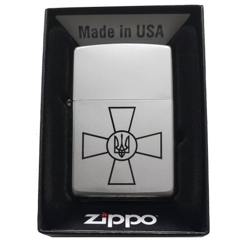 Запальничка Zippo - хрест ЗСУ
