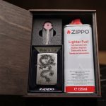 Подарунковий набір із запальничкою Zippo «Dragon» з гравіюванням дракона на замовлення