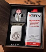 Подарунковий набір із запальничкою Zippo з індивідуальним гравіюванням на замовлення, оригінальний подарунок на свято1