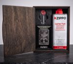 Подарунковий набір Zippo з індивідуальним гравіюванням за вашим ескізом на замовлення