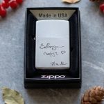 Запальничка Zippo з гравіюванням чоловіку