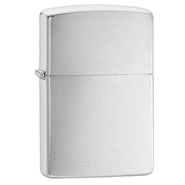 Zazhigalka zippo 200 classic brushed chrome