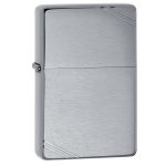 Zazhigalka zippo 230 vintage brushed chrome with slashes