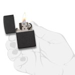 Zazhigalka zippo 236 black crackle