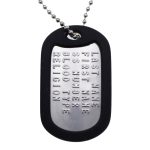 Zheton dog tag tryzub 2
