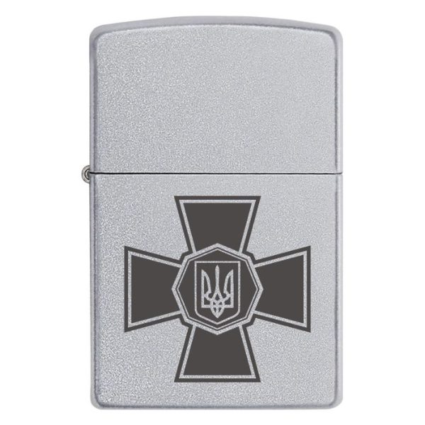 Zippo 1918 Запальничка zippo Емблема хрест Національної гвардії України