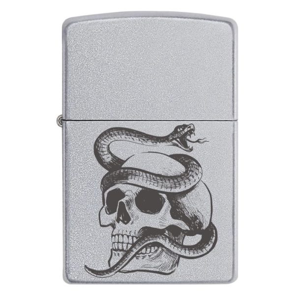 Zippo 2026 «Череп зі змією»