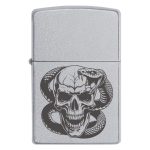 Zippo 2028 «skull Head With Snake»