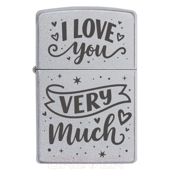 Zippo-2079 «I love you very much» Zippo 2079 «i Love You Very Much»