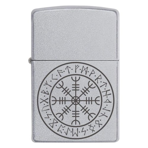 Zippo 2502 Шолом Жаху всередині рунічного кола