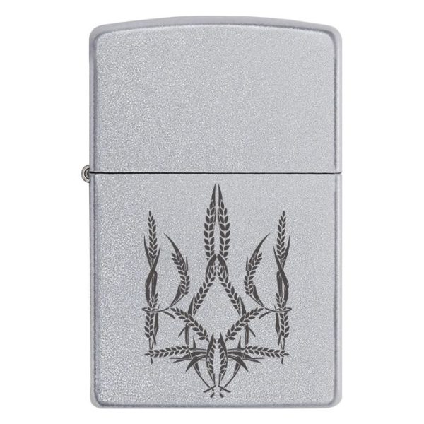 Zippo 2528 Герб «Тризуб Колоски»