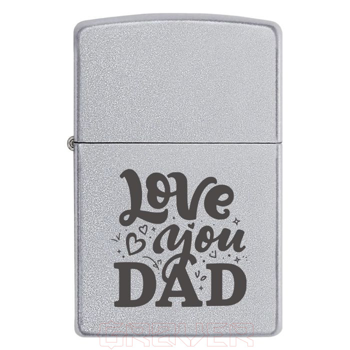 zippo-3375 Нехай тато відчує вашу любов щодня! – Запальничка з ніжним гравіюванням Love You Dad Zippo 3375 Нехай тато відчує вашу любов щодня! – Запальничка з ніжним гравіюванням Love You Dad
