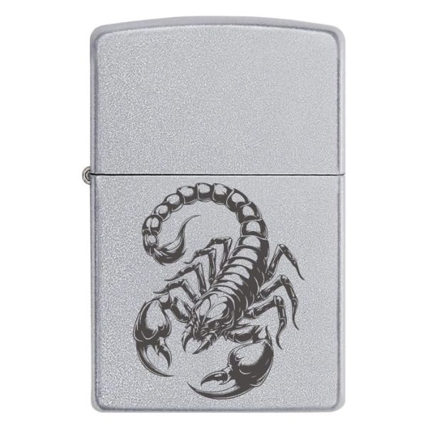 Zippo 4000 scorpion Запальничка zippo scorpion на подарунок з гравіюванням знака зодіаку скорпіона