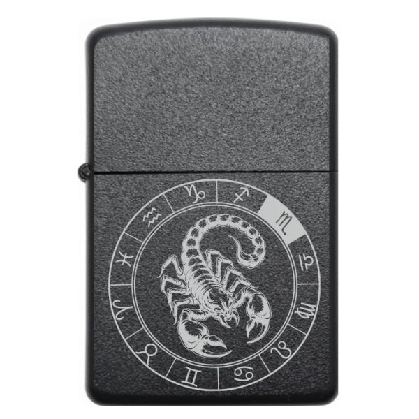 Zippo 4001 Оригінальна запальничка zippo зі знаком зодіаку Скорпіон 2
