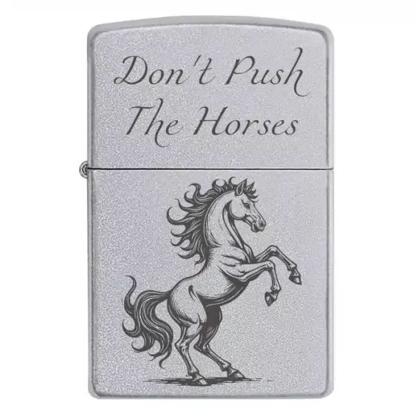 Zippo 4501 Don't Push The Horses