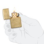 Zippo 49477 classic regular tumbled brass