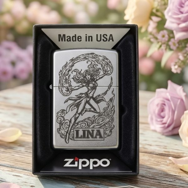 Zippo з гравіюванням аніме персонажа